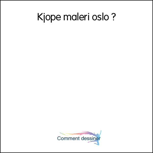 Kjøpe maleri oslo